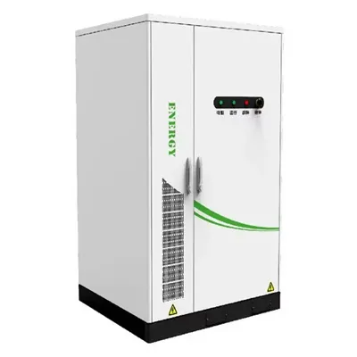 Distributed microgrid solar energy storage cabinet system